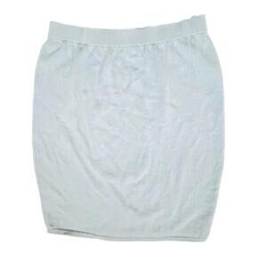 St John Sportswear Pale Blue Knit Skirt - 12